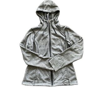 SzS Columbia Full zip Heathered black/grey hoodie GUC